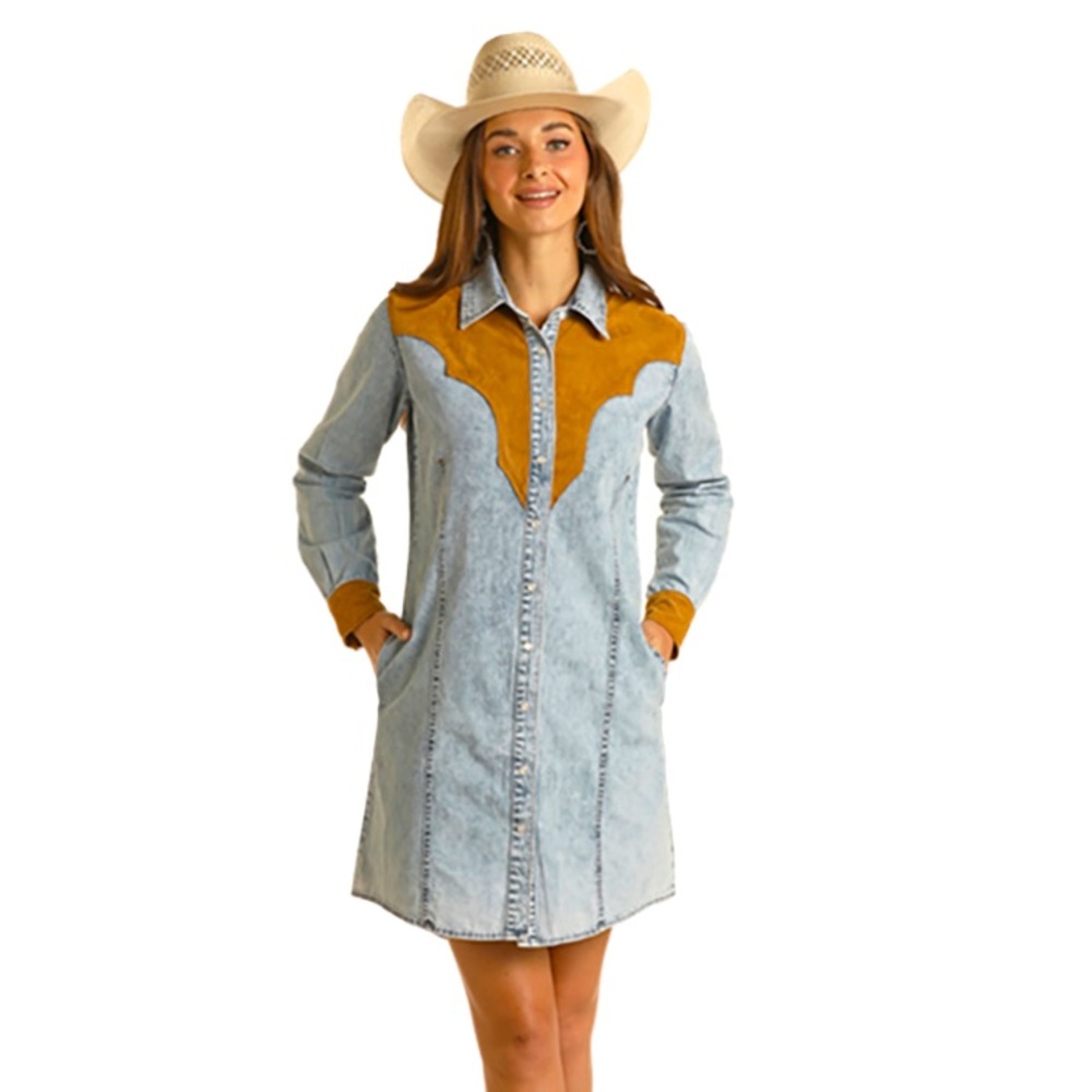 Panhandle denim dress